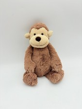 Jellycat Bashful Monkey Plush Medium London Lovey Soft Toy Stuffed Retired 12"
