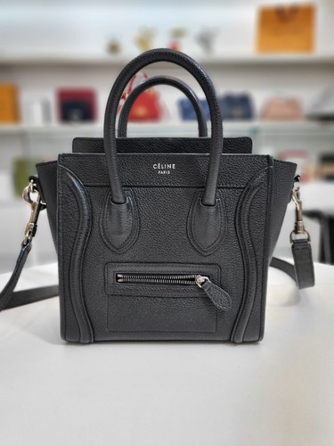 Celine Nano Drum Calf Luggage Shoulder Bag 168243WSB 148018722