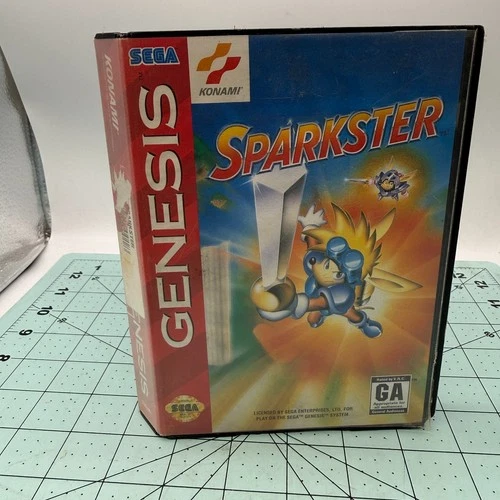 Sparkster Sega Genesis Game And Case No Manual 100% Authentic Tested