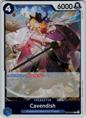 Cavendish (045) OP10-045 Rare Foil Near Mint