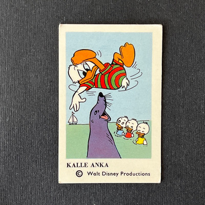 1963 Swedish Disneybilder Unnumbered Kalle Anka Donald Duck