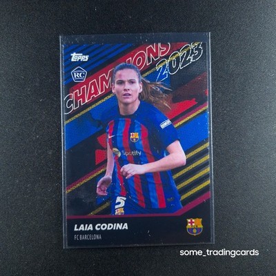 Topps FC Barcelona Women Team UWCL 2022/23 Laia Codina RC Champions 2023