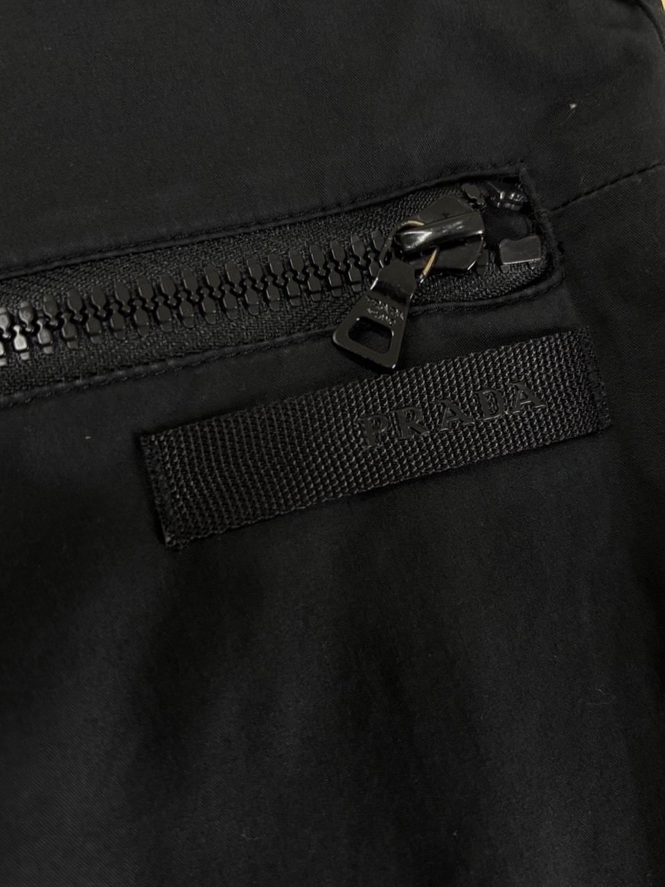 Prada 2007 Black Technical Casual Pants With Blue Sides Stripes Luxury Men’s 54 thumbnail 9