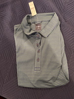 J. Crew Performance Polo Shirt with COOLMAX  technology - NWT - Size M - Green