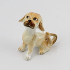 Vintage Bone China Puppy Figurine 2.25" — photo 1