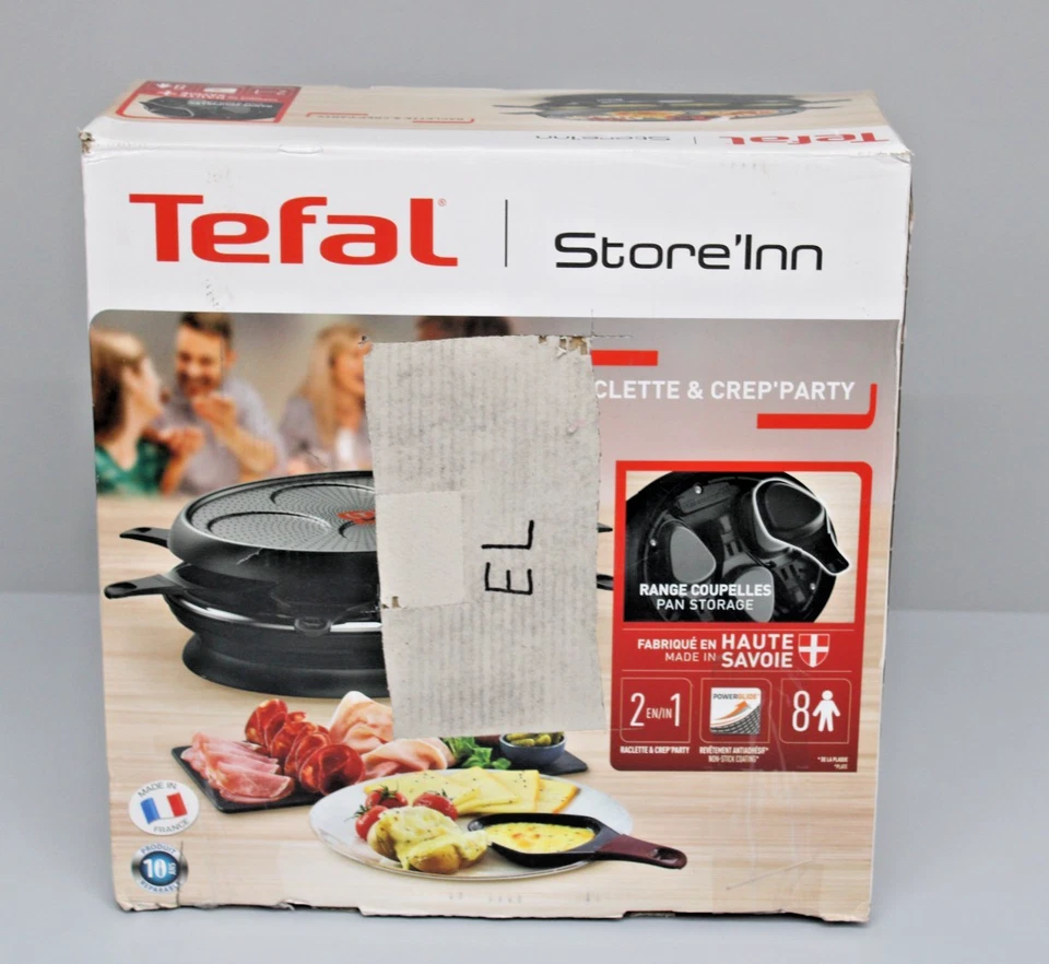 Tefal 2-in-1 Raclette Crep'party Store'Inn RE3208 schwarz, 1.050 Watt RE32081 - Bild 3 von 3