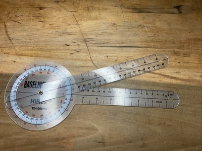 Baseline Evaluation Instruments 12-1000HR 12-Inch Plastic Goniometers