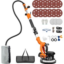 Electric Drywall Sander 1000W Dust Collection Adjustable Speed Ceiling Wall