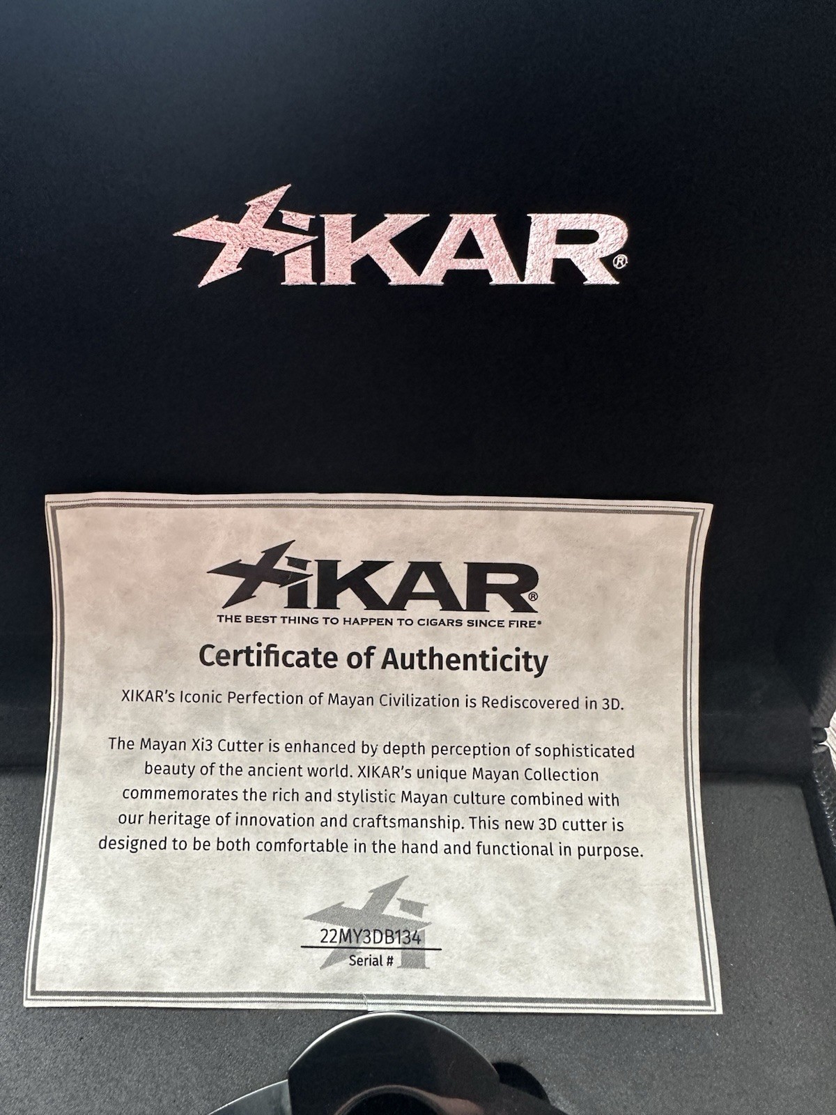 Xikar Xi3 3D Phantom Mayan Double Guillotine Cigar Cutter