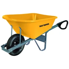 6 Cu. Ft. Poly Wheelbarrow with Total Control Handles