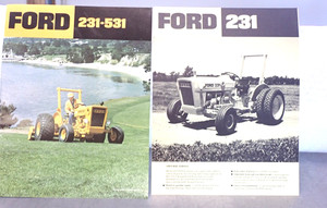 1970'S Ford 231 531 Tractor Original Color Sales Brochure [2]