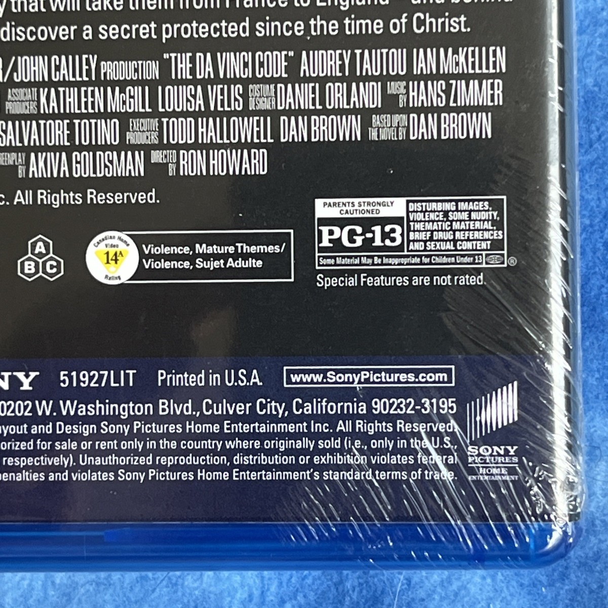 Robert Langdon: 3-Movie Set (Blu-ray) for sale online | eBay