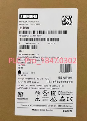 1PCS Brand New Siemens 6SE6430-2AD31-1CA0 6SE6 430-2AD31-1CA0 Fast delivery