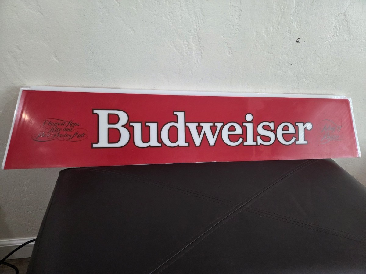Side Panel For Vintage Budweiser Beer Hanging Pool Table Light | eBay