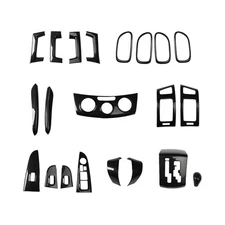 For Hyundai Elantra 08-16 Carbon Fiber Accessories Interior Decoration Stickers