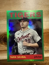 Tarik Skubal 2025 Topps Archives #1 Green Foilboard /99