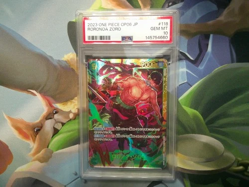 2024 One Piece Japanese OP06 Roronoa Zoro #118 PSA 10