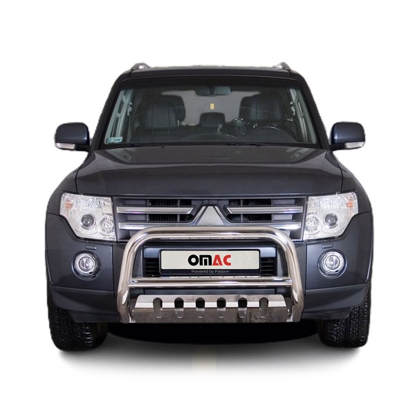 FrontbüGel FrontschutzbüGel FüRsubishi Pajero 2007-2014 Abe Edelstahl Silber-image