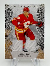 2025-26 Artifacts Hockey CONNOR ZARY Gold Material Game Worn Patch /299 #20