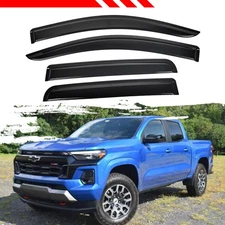For 2023-2025 2024 Chevy Colorado GMC Canyon Rain Guard Window Visors Deflectors