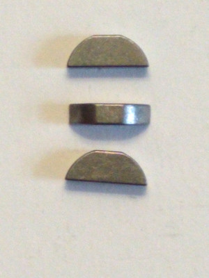(#91)  1/4'' x 3/4'' Carbon Steel Woodruff Key Made in USA  5 Pcs.