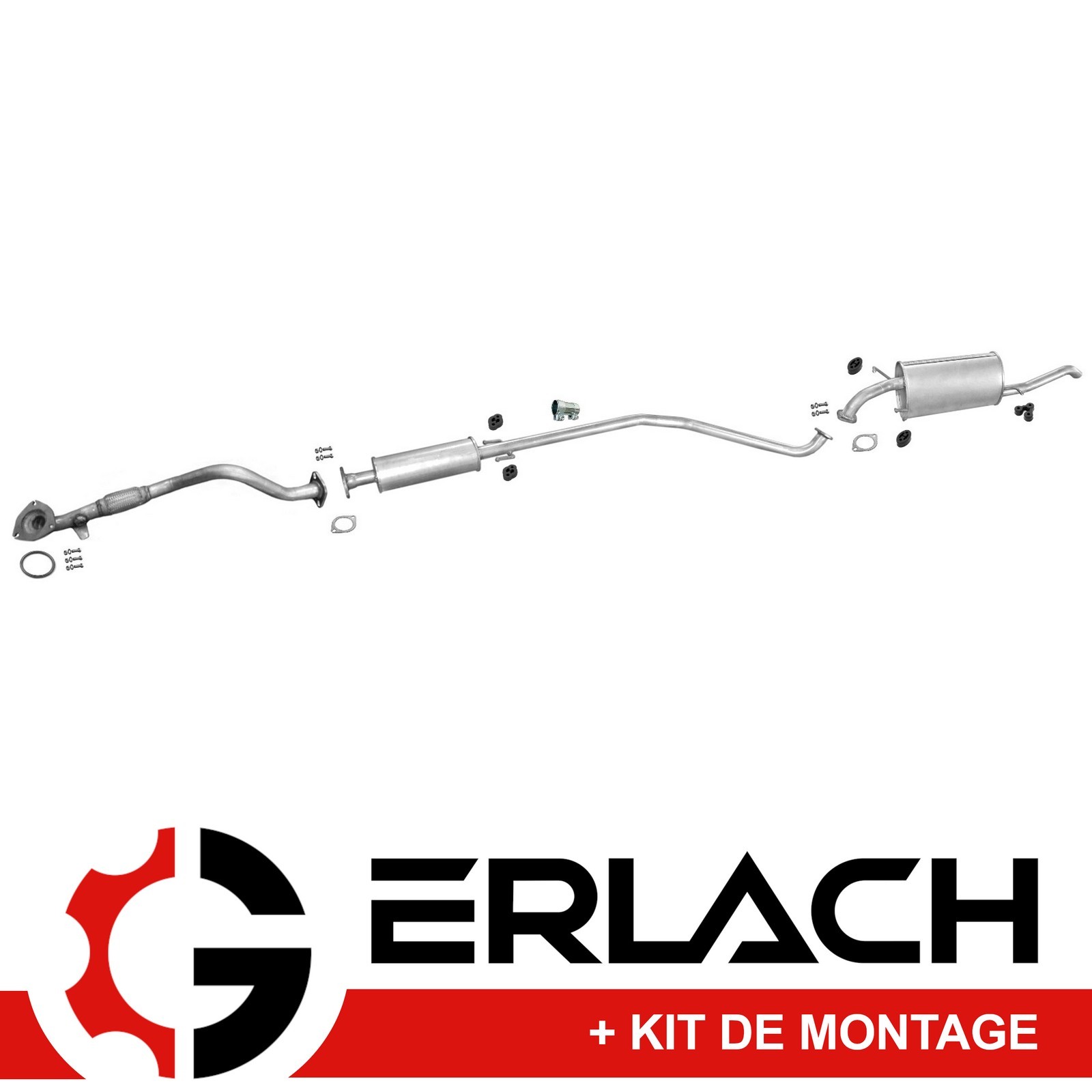 Silencieux d'échappement pour Chevrolet Aveo et Daewoo Kalos berline 1.4, modèle 5085