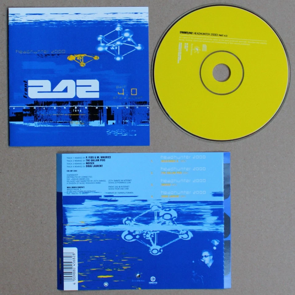 Front 242 Headhunter 2000 2.0/3.0/4.0 - Bundle 3x CD-Maxi New! Free PP Germany! - Bild 4 von 4