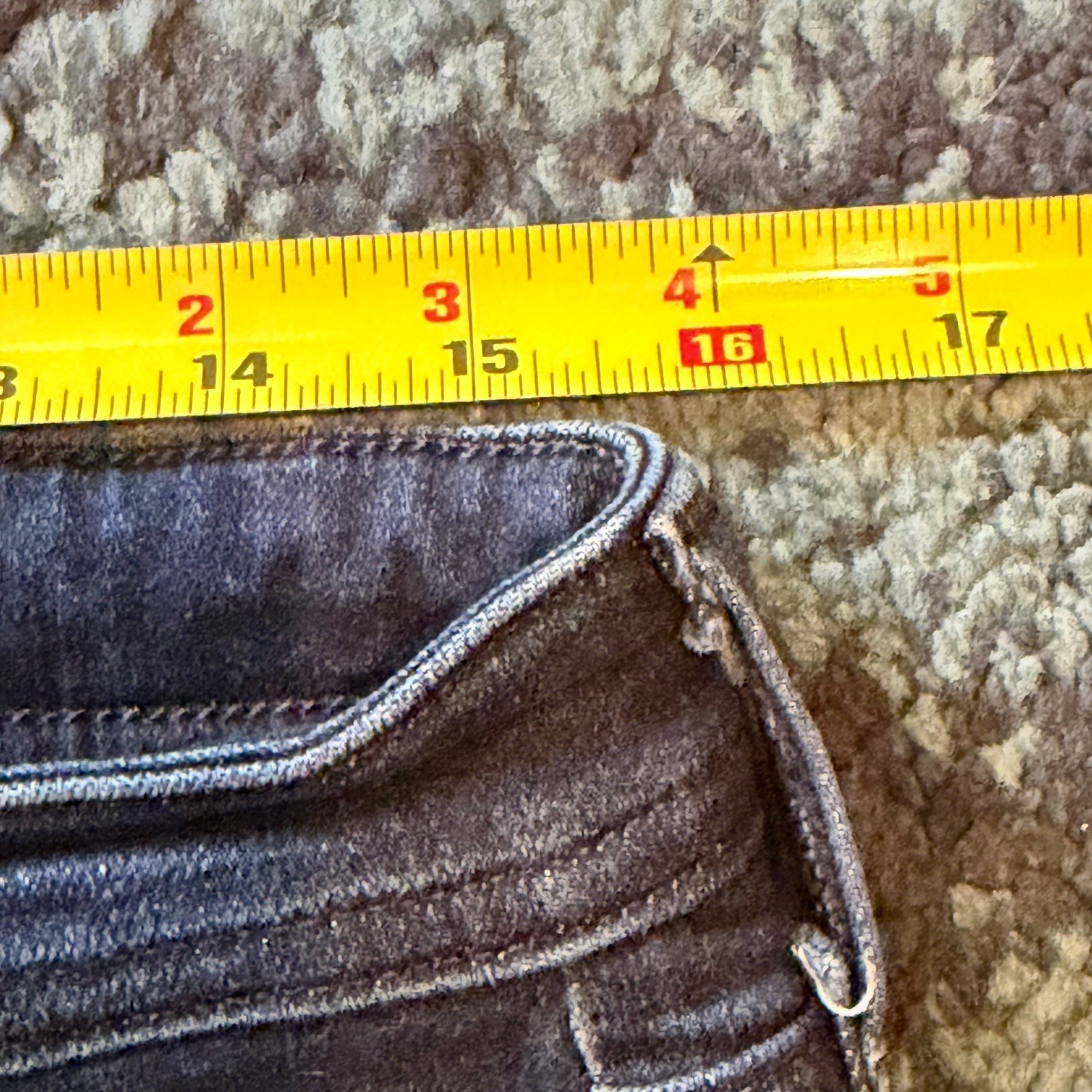 AG Adriano Goldschmied Jeans Mens 31x34 Dark Wash Blue Straight Denim Pants thumbnail 9