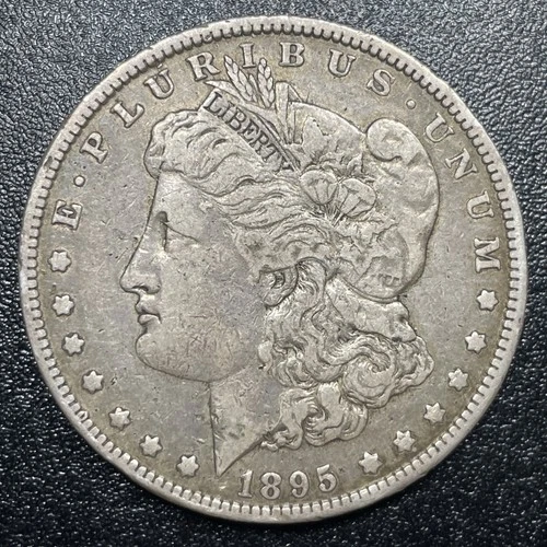 1895-O Morgan Silver Dollar Choice VF+ Very Fine Key Date Original Surfaces