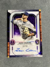 2022 Topps Tribute - Tribute Autographs Jake Cousins #TA-JCO Purple /50 (AU, RC)