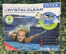 Intex Krystal Clear Saltwater System |Up to 15,000 💦Gallons | Model# 8110
