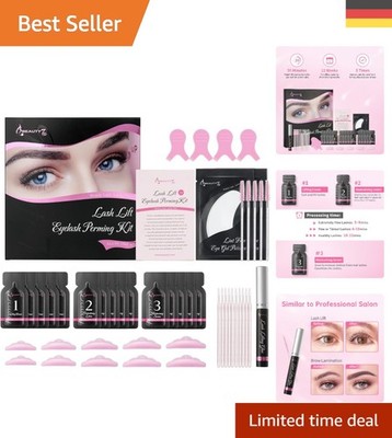 Eyelash Lift Set für  Wimpern   Sicheres Wimpern und Augenbrauen Lifting