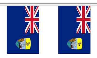 St. Helena Flagge Jagd - 3m 6m 9m Meter Länge 10 20 30 Flaggen - Polyester 