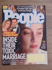 People Magazine June 13 2016 Back Issue "Johnny Depp & Amber Heard Marriage"