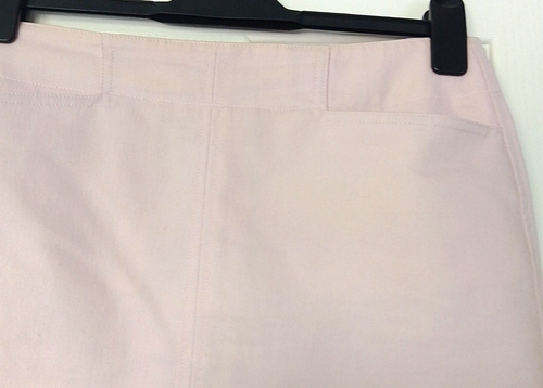 NEXT Womens Pink Cotton A-Line Skirt Size 10 Zip - Picture 3 of 4