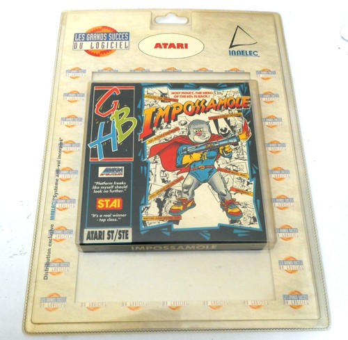 Rare : IMPOSSAMOLE ATARI ST STF STE jeu d'époque NEUF / NEW complete game - d1 - Foto 2 di 5