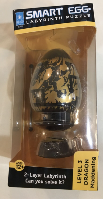 New BePuzzled Smart Egg LEVEL 3 Labyrinth Puzzle Dragon MADDENING 2 LAYER RARE