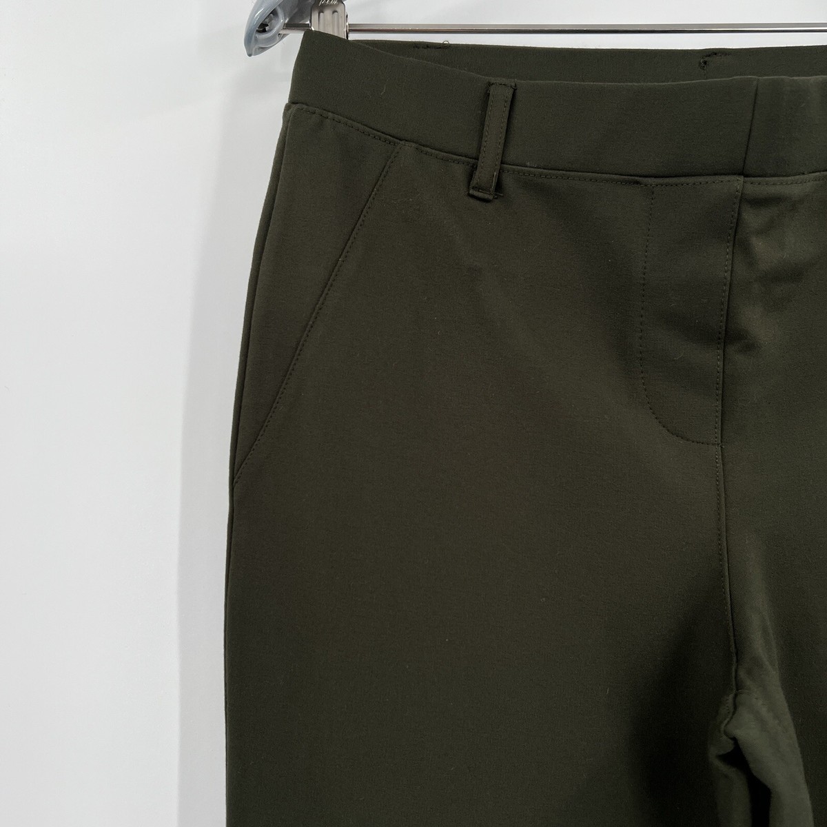 Quince Olive Green Ponte Pants Boot Cut S Petite 30