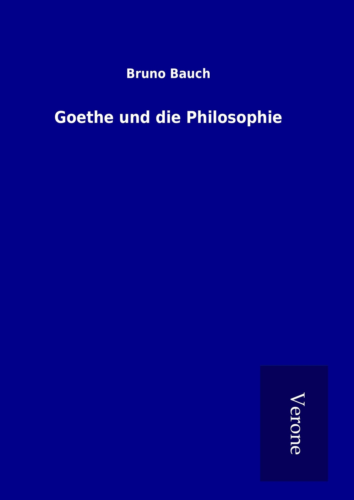 Goethe Und Die Philosophie | Buch | 9789925013784