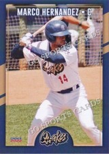 2022 Rancho Cucamonga Quakes Marco Hernandez RC Rookie Dodgers VZ