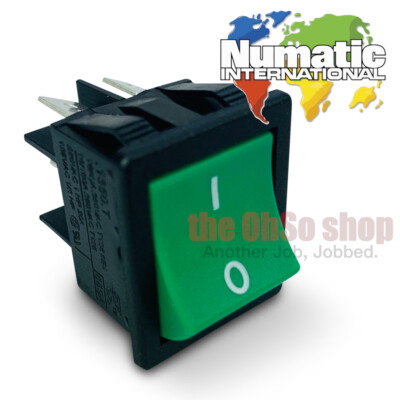 Numatic Vacuum Cleaner 4 Tag On/Off Rocker Switch For Henry, Hetty, James