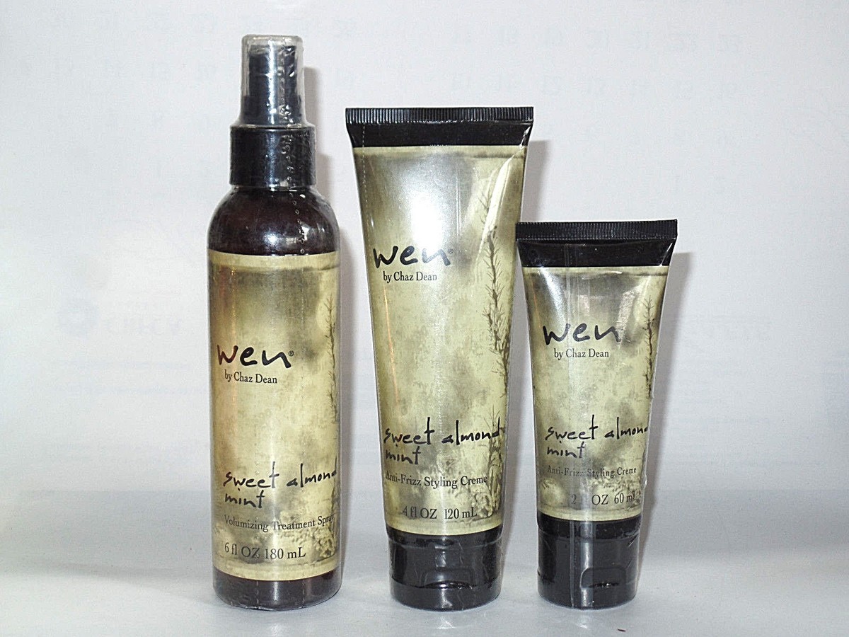 WEN By Chaz Dean Full Hair Treatment Kit 8 Piece Set With Travel