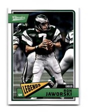 2018 Panini Classics Red Back Ron Jaworski  SN299 158