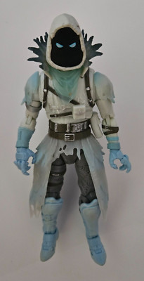 Fortnite Action Figures Frozen Raven 4 Inch White Gray Sky Blue