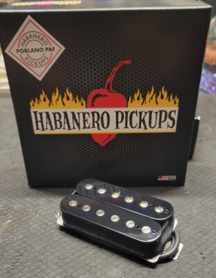 Habanero Pickups NEW by Grover Jackson Poblano PAF Neck Hum G space Bk/Bk