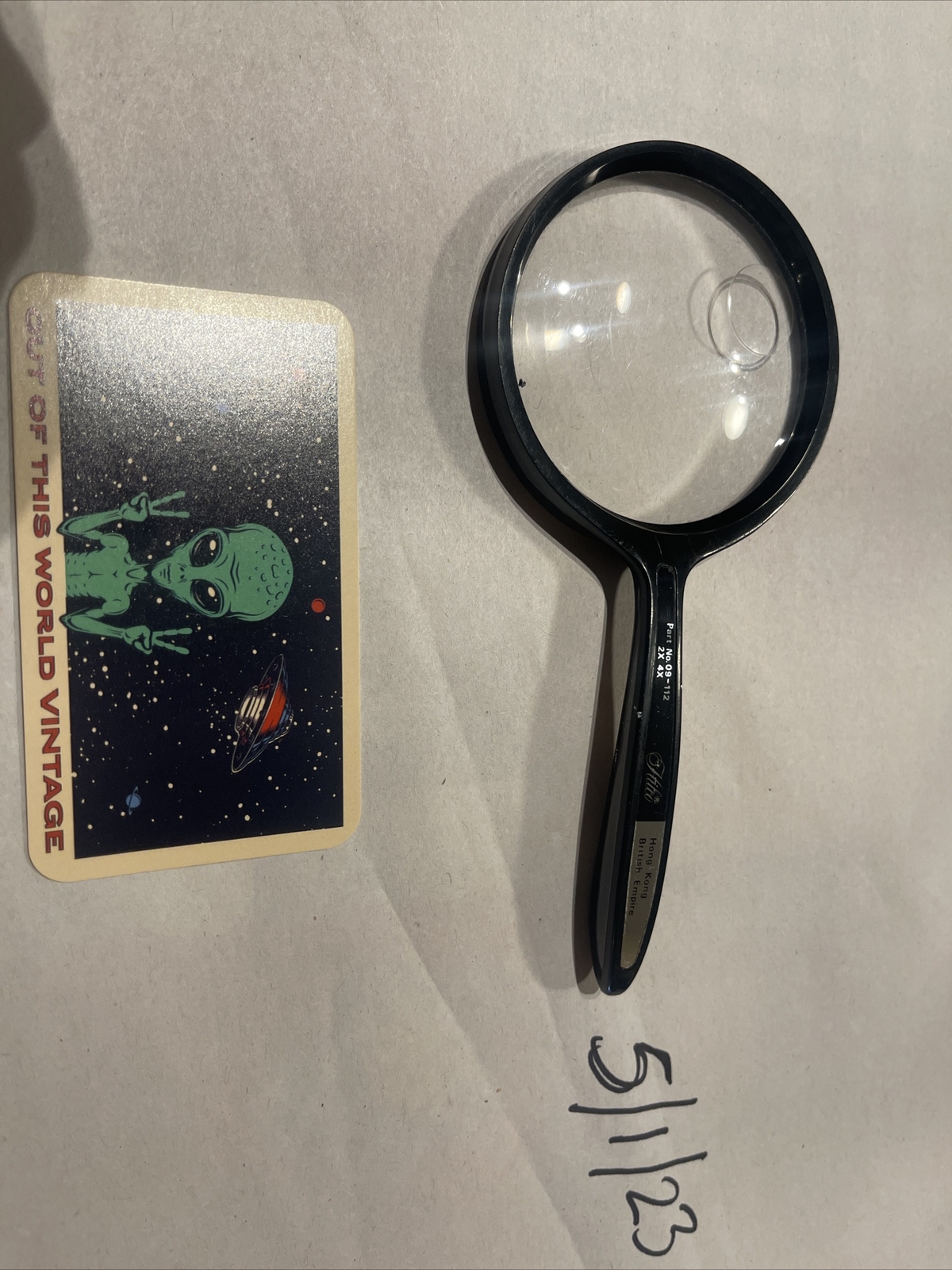 Vintage Handheld Magnifier magnafiglass Hilco 2X & 4X 09112 eBay