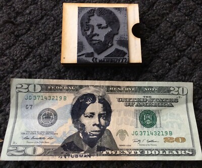 Harriet Tubman Rubber Stamp For Bill Includes Ink Pad And Instructions Ebay