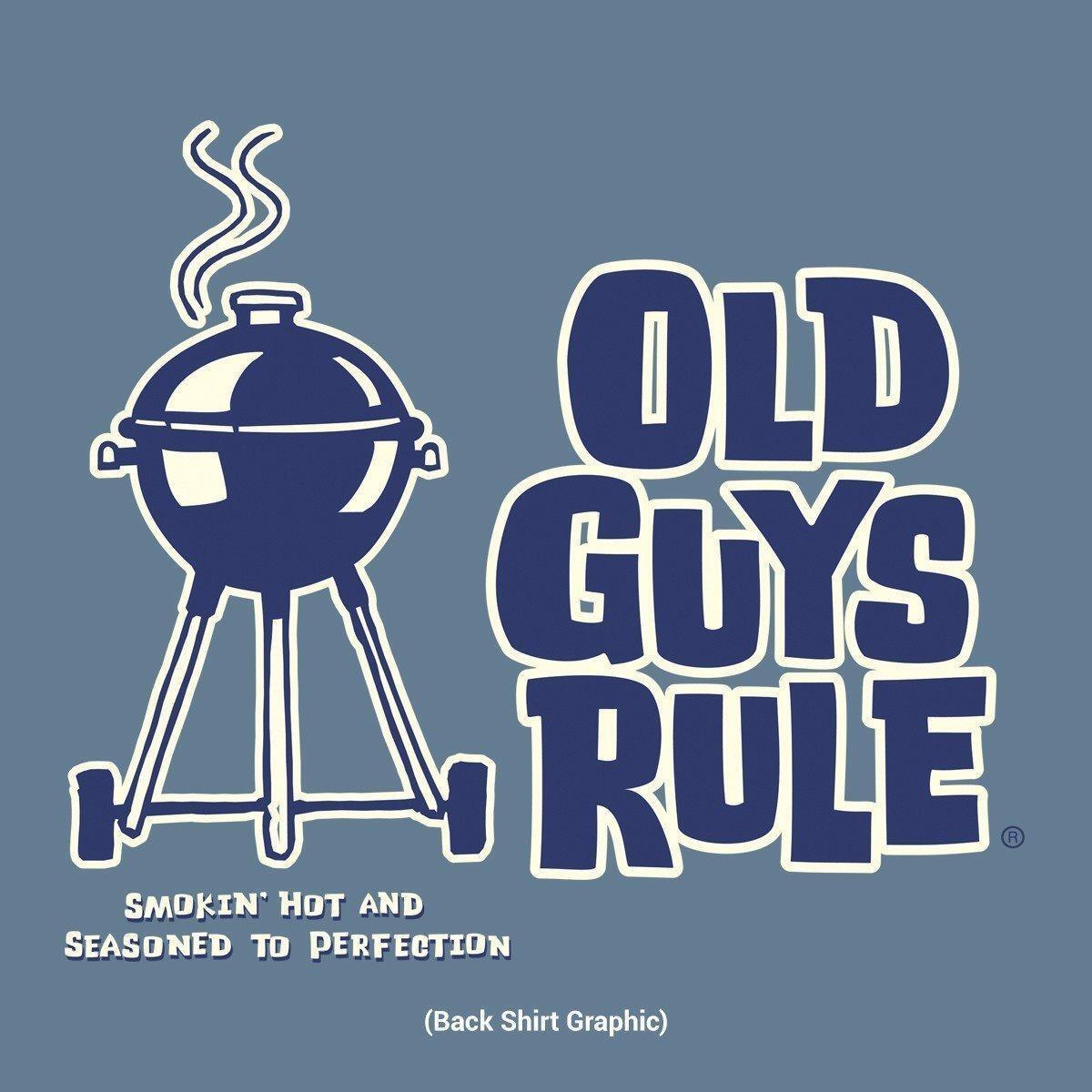 Мужская футболка Old Guys Rule Smokin Hot Grill от Old Guys Выбирает размер