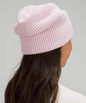 Lululemon Gray Ribbed wool merino Knit Beanie size L/XL NWT Lululemon Cold Pursuit Knit Beanie - Heathered Core Medium  main image 2