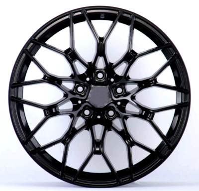 Staggered 20x8.5/20x9.5 Gloss Black Wheels 5x112 BMW Series 3 4 5 and M3 M4 M5